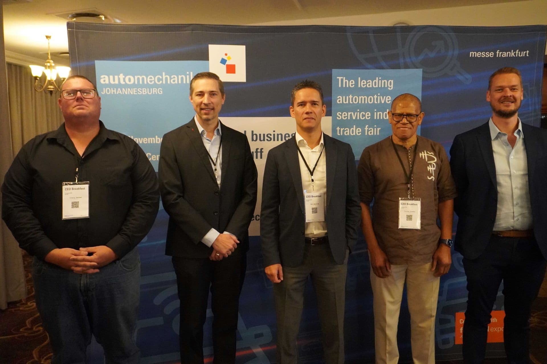 Automechanika Johannesburg kicks off the year with insightful CEOs’ power breakfast