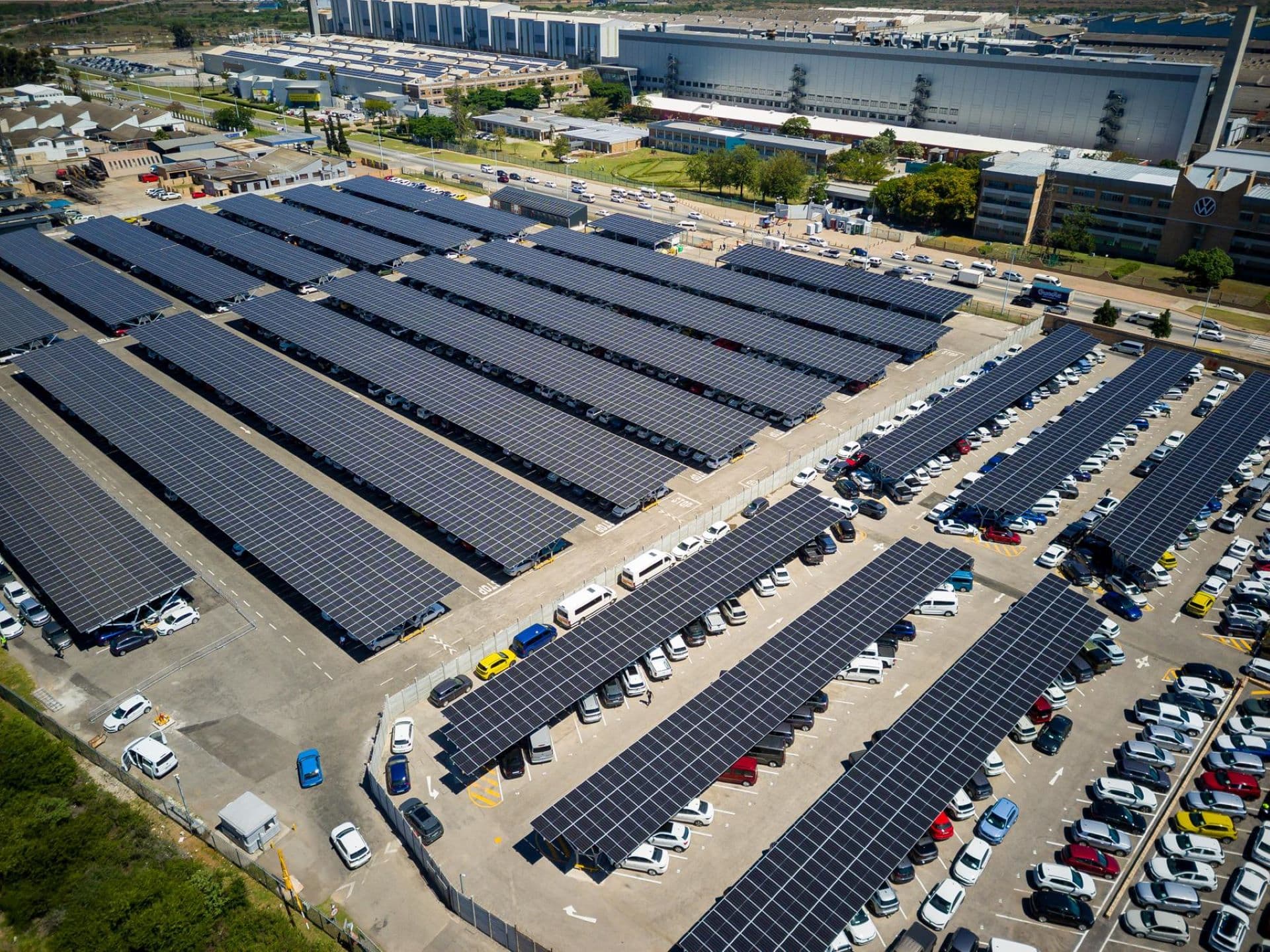 VW advances green energy goals with solar carport expansion