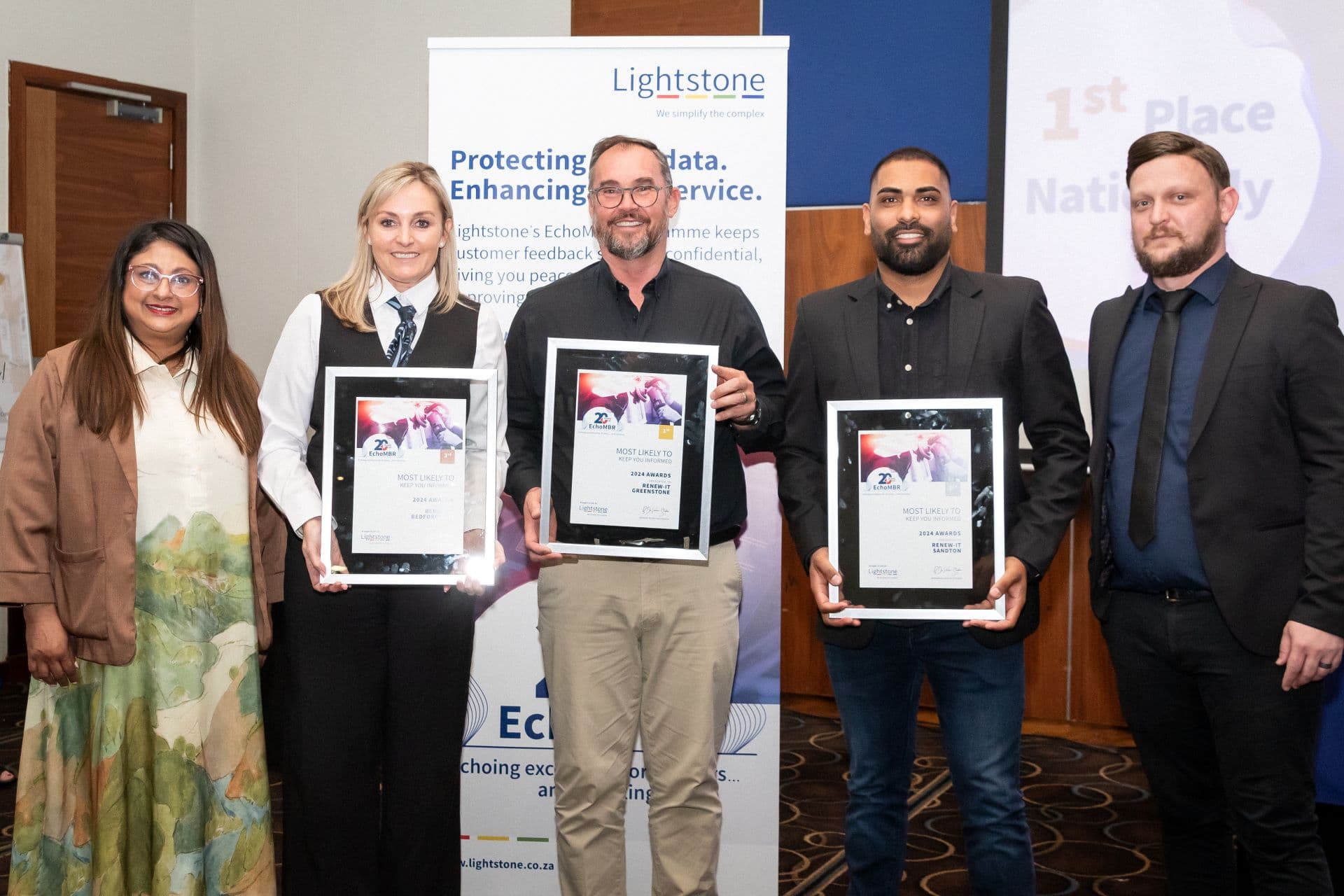 Top performers celebrated at Lightstone’s 20th anniversary EchoMBR Awards breakfast