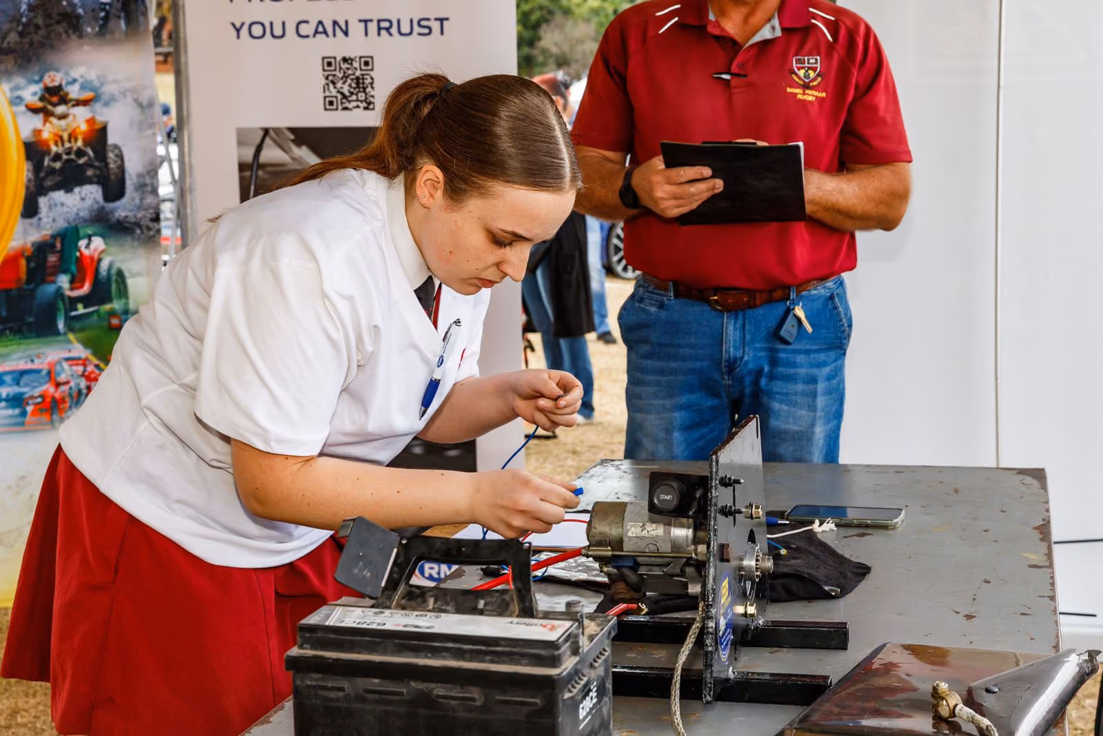 Female Motor Mech Champion Returns to Inspire Future Technicians in Kariega